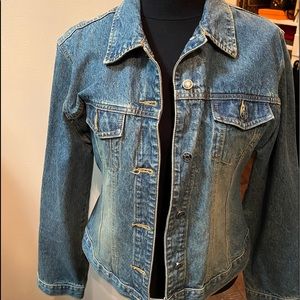 Body Action Design Denim Classic Fitted  Boyfriend Jacket  Size:L